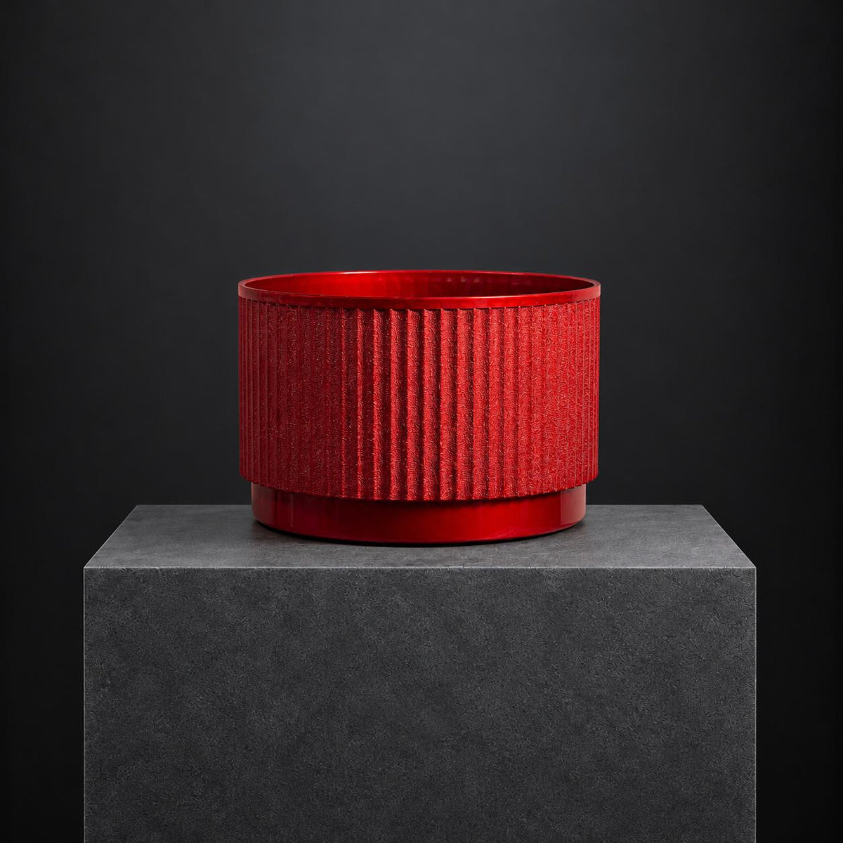 Crimson Grace Resin Planter | 20H x 30D