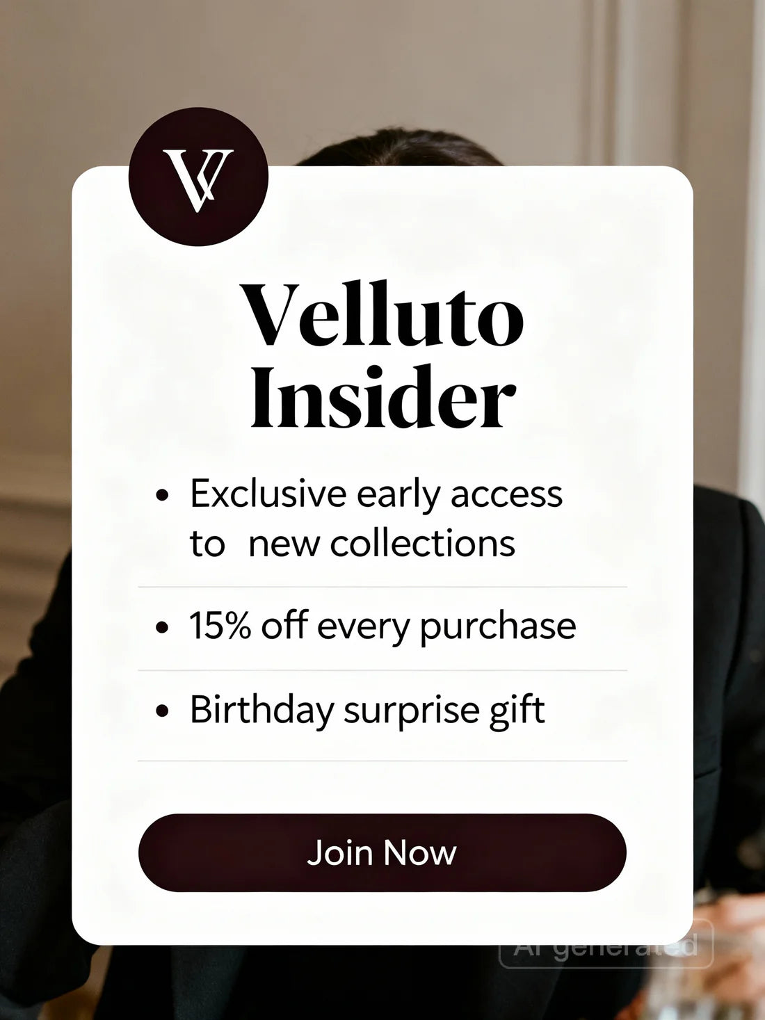 Velluto Insider