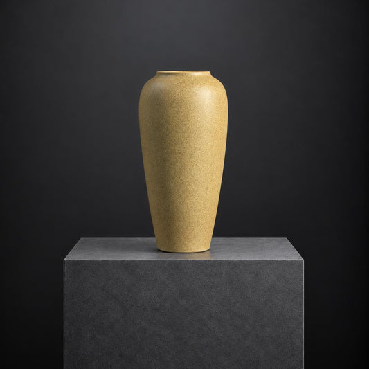Sculpted Earth Ceramic Vase | 34H x 14D