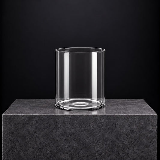 Vase - Glass - Cylinder - 15H x 12D