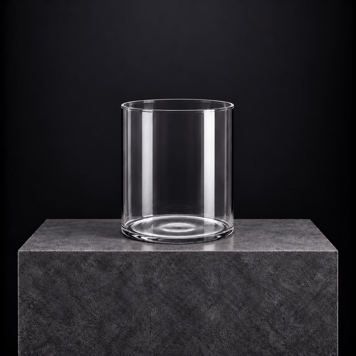 Vase - Glass - Cylinder - 20H x 20D