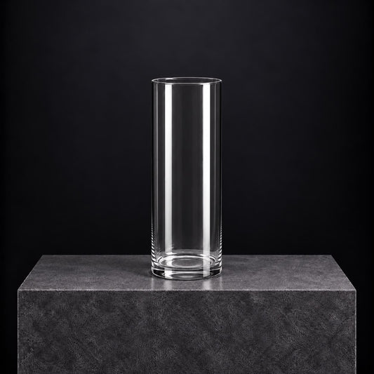 Vase - Glass - Cylinder - 30H x 15D