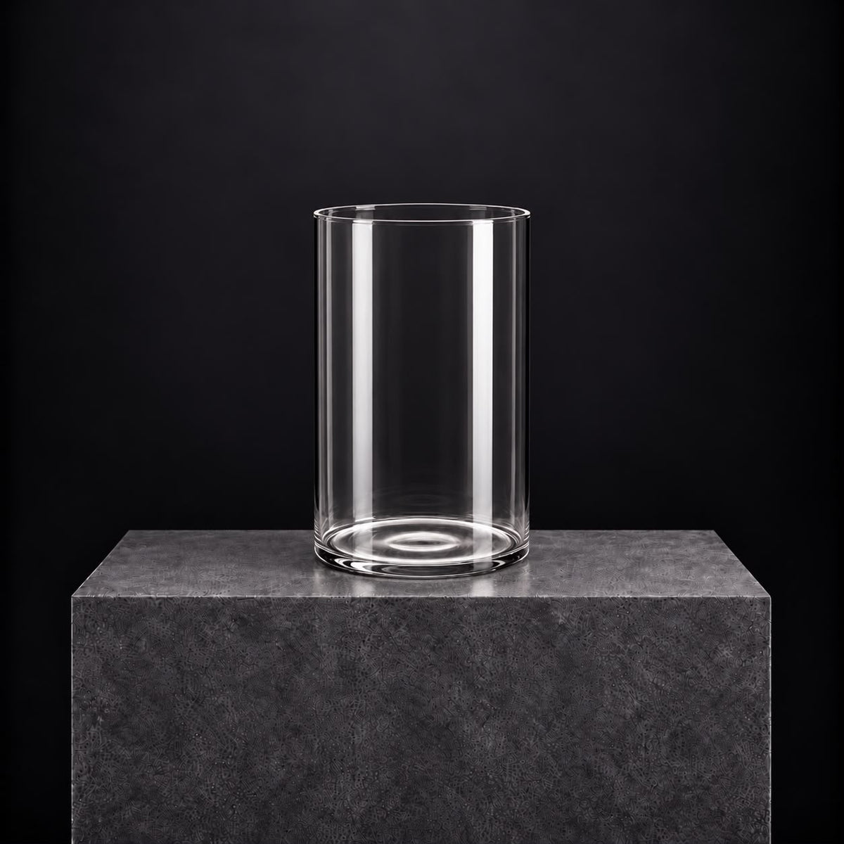 Vase - Glass - Cylinder - 30H x 20D