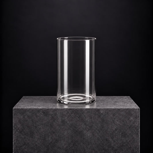 Vase - Glass - Cylinder - 30H x 20D