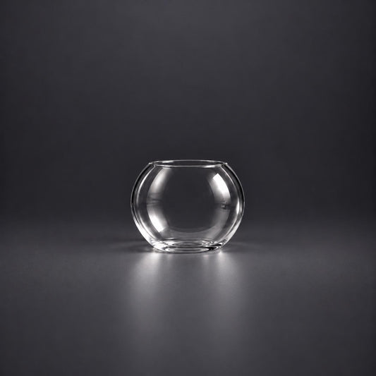 Vase - Glass - Round -12H x 15D(15 Ball)