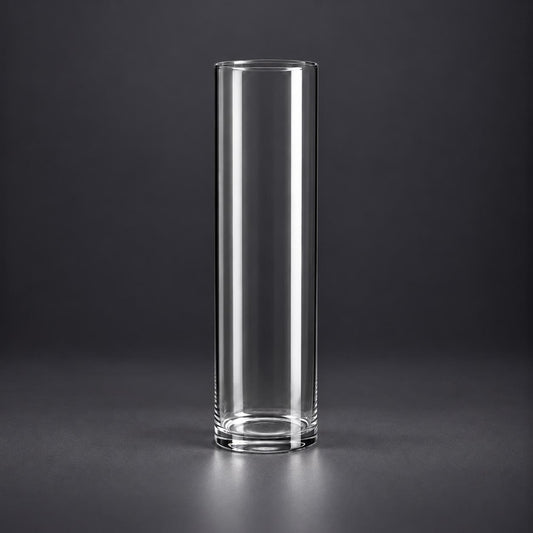 Vase - Glass - Cylinder - 40H x 12D