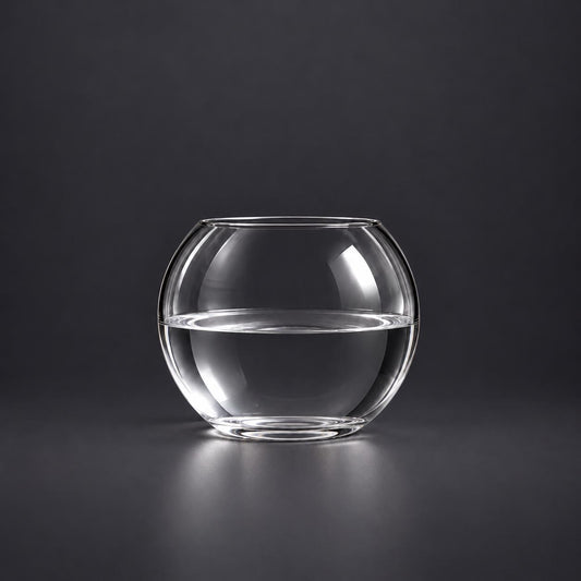 Vase - Glass - Flat 23H x 30W x 3.5B