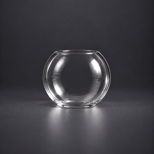 Vase - Glass - Round - 24H x 20D