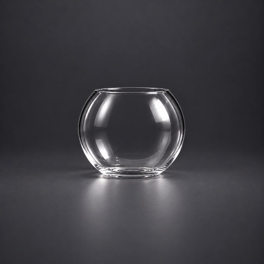 Vase - Glass - Round Bowl - 15H x 20D (20 Ball)