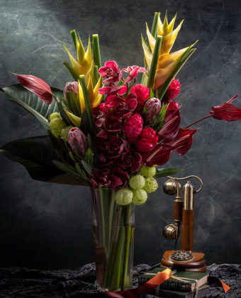 Cassiopeia Floral Styling in Vase