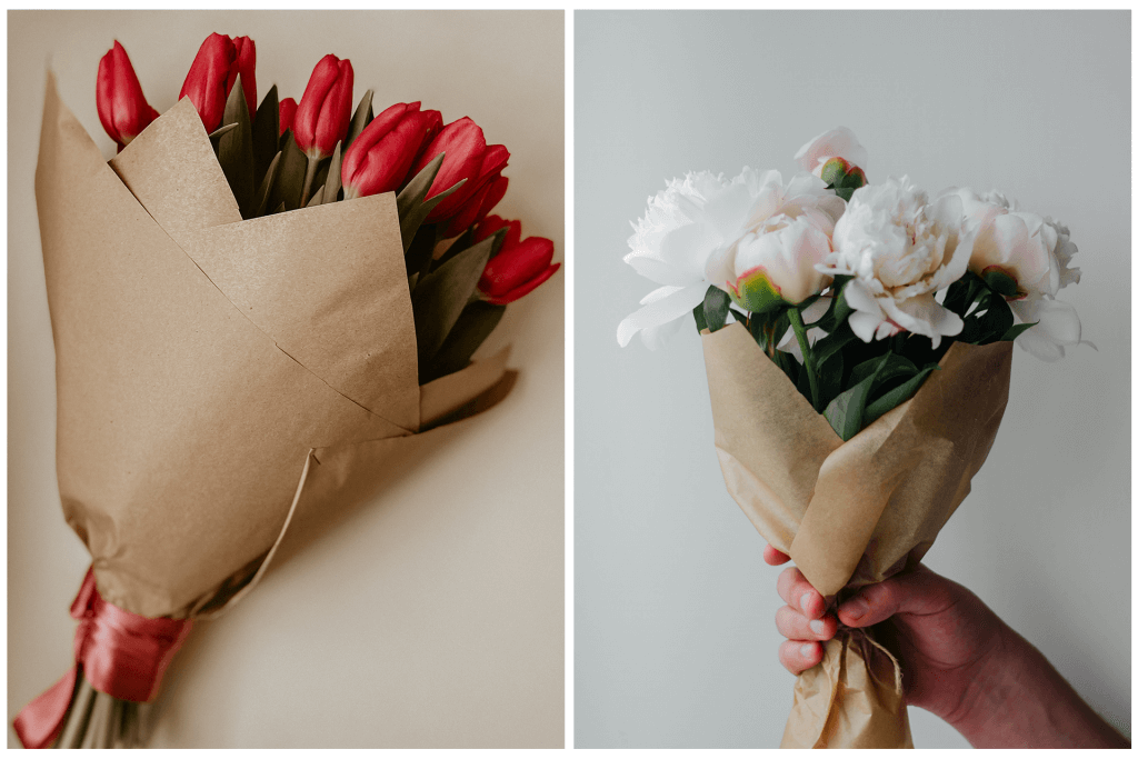 How to Wrap a Bouquet of Flowers with Wrapping Paper