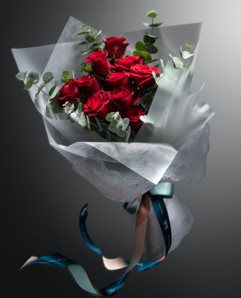 Valentine's Day roses bouquet