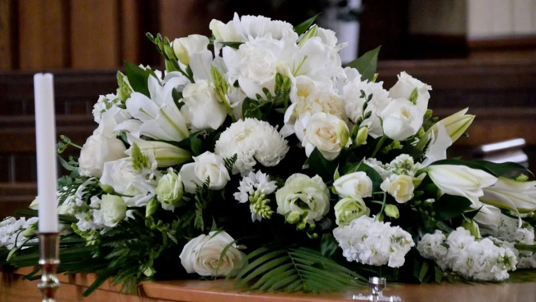 funeral flower arrangement