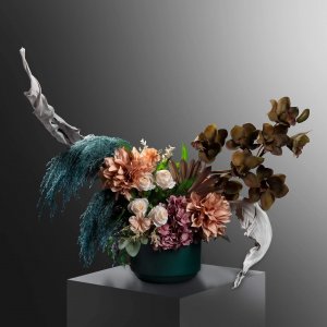 Keindahan Malam | Preserved & Silk Floral Art - https://beato.com.sg/product/keindahan-malam-hari-raya-2023/