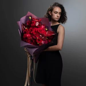 My Crimson Serenade | Flower Bouquet - https://beato.com.sg/product/my-crimson-serenade-flower-bouquet/