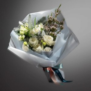 Inspiring Tranquility Flower Bouquet - https://beato.com.sg/shop/occasions/bereavement-and-condolence-flowers/